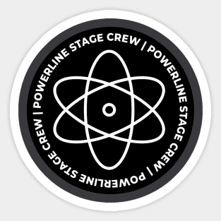 Powerline's Stage Crew Sticker